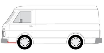 ПОРОГ ПОД ДВЕРЬ ПЕРЕДНЯЯ ЛЕВЫЙ VW LT 31 75-96