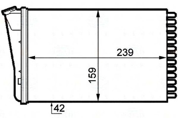 ОБОГРЕВАТЕЛЬ BEHR HELLA 1618248 1618026 90487635 90