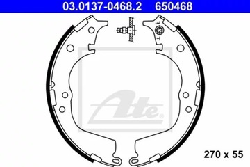 ATE 03.0137-0468 КОМПЛЕКТ КОЛОДОК ТОРМОЗНЫХ