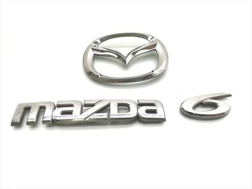 MAZDA 6 ODZNAKA Z ЛОГОТИП ЗАДНИХ ДВЕРЬ ZAŁADUNKOWYCH