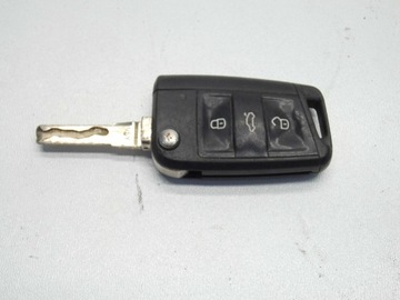 КЛЮЧ КЛЮЧYK ПУЛЬТ ВСТАВКА 5F0959752B 434MHZ SEAT LEON III 5F ОРИГИНАЛ