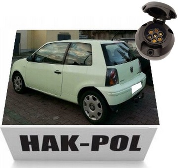 КРЮК HOLOWNICZY+WIĄZKA DO VW VOLKSWAGEN LUPO OD1998