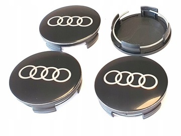 AUDI КОЛПАЧКИ KAPSLE КОЛПАЧКИ DO ДИСКОВ 59MM/55MM