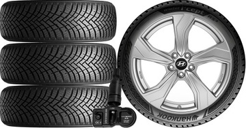 НОВЫЕ ШЕСТЕРНИ ЗИМА HYUNDAI VELOSTER HANKOOK 215/45R17+TPMS