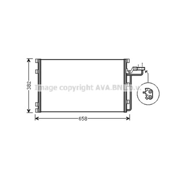 КОНДЕНСАТОР, КОНДИЦИОНЕР AVA QUALITY COOLING VO5139