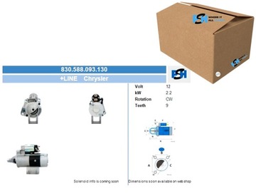 СТАРТЕРI CHRYSLER 2.2 KW СТАРТЕР BV PSH