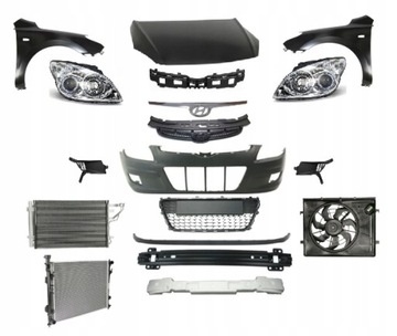 HYUNDAI I30 FD 2007-2010 KOMPLETT VORNE MOTORHAUBE