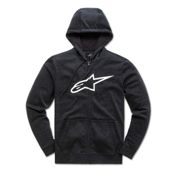 BLUZA Z KAPTUREM NA ЗАМОК ALPINESTARS AGELESS II BLACK/WHITE (XL)