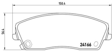 КОЛОДКИ ГАЛЬМІВНИЙ CHRYSLER 300C 04-