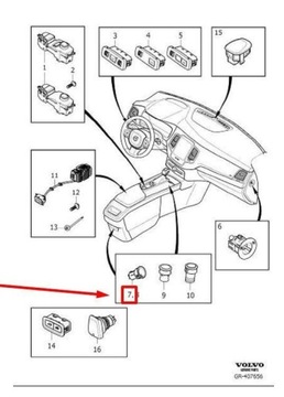 VOLVO S60 MK2 ГНЕЗДО ОРИГИНАЛЬНЫЕ 31346792