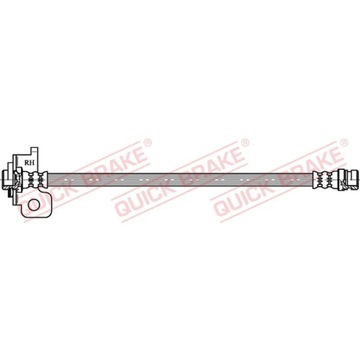 ПАТРУБОК ГАЛЬМІВНИЙ ЕЛАСТИЧНИЙ QUICK BRAKE 22.938