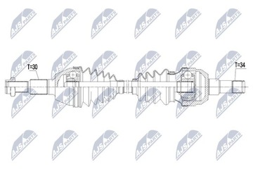 ПОЛУОСЬ ПРИВОДНАЯ OPEL ANTARA 4WD 06-, CHEVROLET CAPT