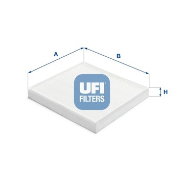 ФИЛЬТР, ВЕНТИЛЯЦИЯ СТОРОНЫ ПАССАЖИРА UFI 53.387.00