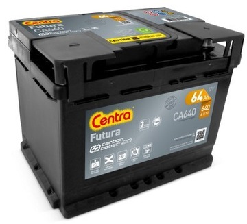 АККУМУЛЯТОР CENTRA FUTURA 64AH 640A CA640 DOJ+WYM