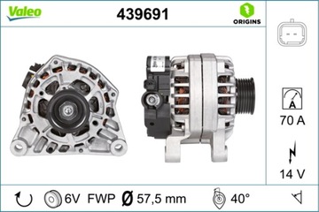 ГЕНЕРАТОР VALEO ORIGINS NEW 439691