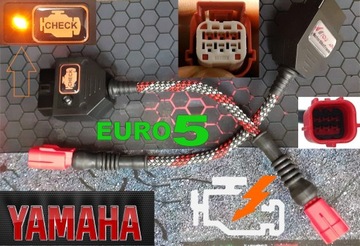 АДАПТЕР КАБЕЛЬ ДИАГНОСТИЧЕСКИЙ MOTOCYKLE YAMAHA EURO5 6PIN OBD2 MT-07 MT-09