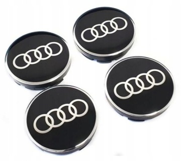 AUDI 4X КОЛПАЧКИ KAPSLE ЗАГЛУШКИ ДИСКОВ 56MM/52MM