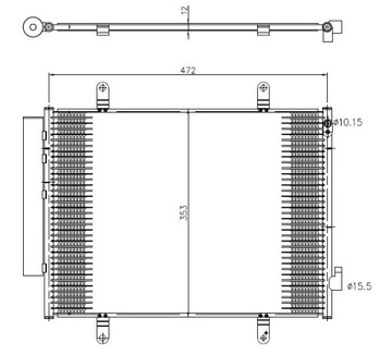 NRF 350371 КОНДЕНСАТОР, КОНДИЦИОНЕР