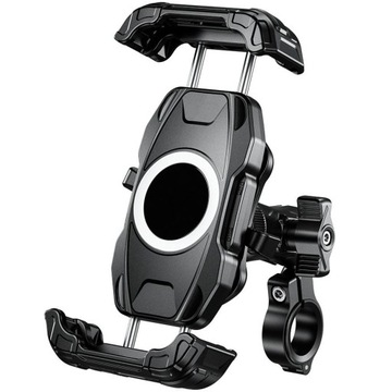 ALUMINIUM BEFESTIGUNG FAHRRAD- MOTORRAD- NA SMARTFON SYSTEM ANTYWIBRACYJNY