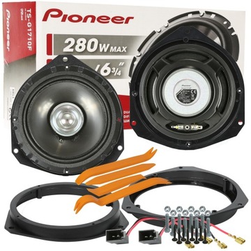 КОМПЛЕКТ PIONEER ДИНАМИК FORD KA OPEL ASTRA H CORSA D FIAT PANDA III ПЕРЕД