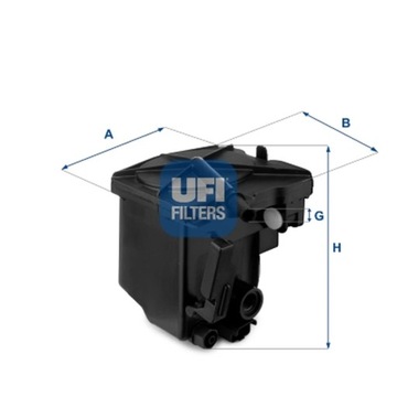 ФИЛЬТР ТОПЛИВА UFI 24.027.00