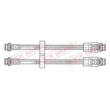 ПАТРУБОК ГАЛЬМІВНИЙ ЕЛАСТИЧНИЙ QUICK BRAKE 22.923