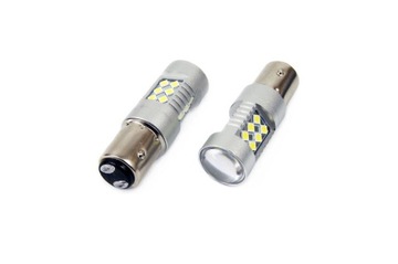 ЛАМПОЧКИ BA15D LENS 1157 P21/5W 24LED 12/24V CANBUS