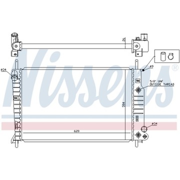 РАДИАТОР ВОДЫ FORD COUGAR MONDEO I II 94-01 2.5