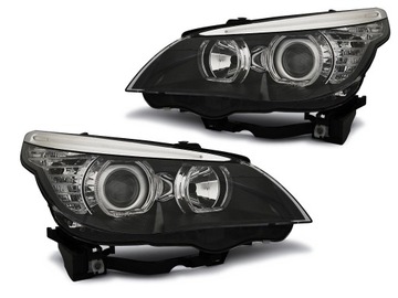 ФОНАРИ РЕФЛЕКТОРЫ BMW E60 E61 03-07 H7H7 RINGI LED (СВЕТОДИОД )