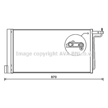 КОНДЕНСАТОР, КОНДИЦИОНЕР AVA QUALITY COOLING FD5485D