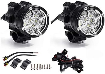 ПРОТИВОТУМАНКИ МОТОЦИКЛА LED (СВЕТОДИОД ) KASER MOTO-F002 IP65 3500LM 12-18V 45W АЛЮМИНИЙ