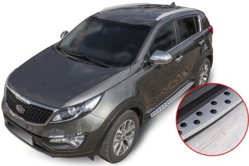 KIA SPORTAGE III SL 2010-2015 ПОДНОЖКИ БОКОВЫЕ ПОРОГИ АВТОМОБИЛЬНЫЙ