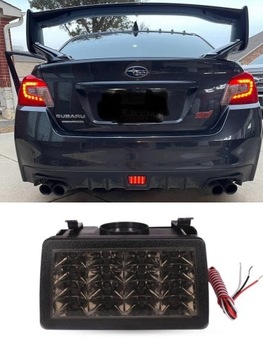 ТРЕТИЙ СТОП СИГНАЛ СПЛАВА SUBARU WRX STI 14-16 IMPREZA 10-16 ТОНИРОВАНИЕ 15 LED (СВЕТОДИОД ) F1