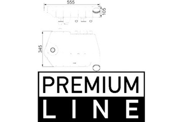MAHLE БАК РАЗШИРИТЕЛЬНЫЙ ЖИДКОСТИ ОХЛАЖДАЮЧЕЙ DAF XF 105 XF 95