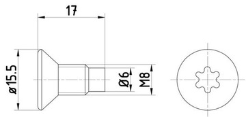 TEXTAR TPM0004 БОЛТ, ДИСК ТОРМОЗНОЙ