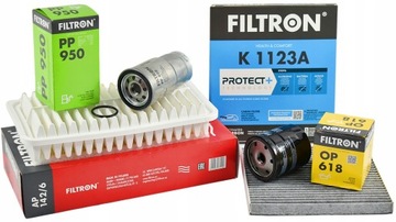 FILTRON КОМПЛЕКТ ФІЛЬТРІВ TOYOTA COROLLA E12 1.4 D4D