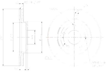 MAXGEAR ДИСКИ ТОРМОЗНЫЕ ТОРМОЗНЫЕ 2 ШТУКИ. KIA CEED 12- ШЕСТЕРНИ 15