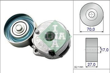 INA 534044210 НАТЯЖИТЕЛЬ РЕМНЯ NISSAN RENAULT