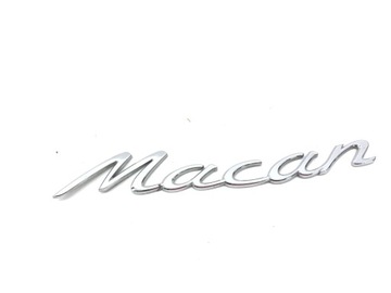 ЭМБЛЕМА НАДПИСЬ MACAN ЗНАЧЕК ХРОМ PORSCHE