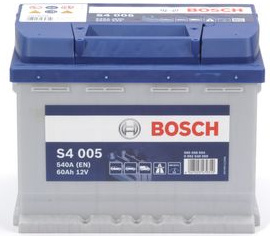 АККУМУЛЯТОР BOSCH S4 005 12V 60AH 540A