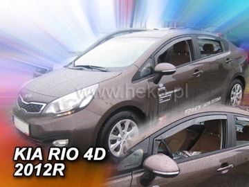 ОБТЕКАТЕЛИ HEKO KIA RIO II 5D HTB 2011-2017 2 ШТУКИ