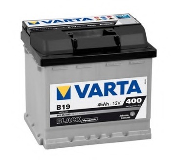 АККУМУЛЯТОР VARTA BLACK 45AH 400A P+ B19