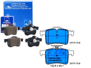 ATE КОЛОДКИ ТОРМОЗНЫЕ JAGUAR XF XF SPORTBRAKE XJ XK
