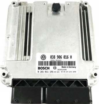 КОМПЬЮТЕР ECU VW JETTA 1.9 038906016H 0281011146