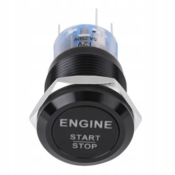 КНОПКА ЗАЖИГАНИЯ СТАРТ ENGINE 12V LED (СВЕТОДИОД )