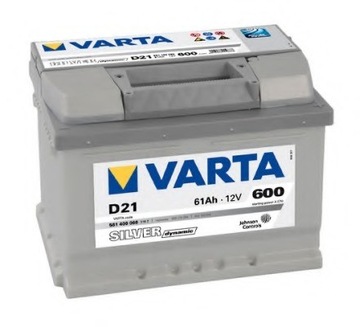 АККУМУЛЯТОР VARTA 61AH/600A P+ D21 - SILVER DYNAMIC