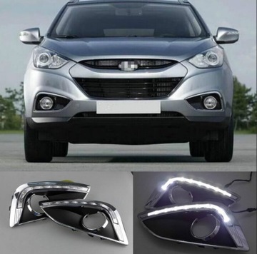 HYUNDAI IX35 ФАРИ DO ЕЗДИ ДНЕВНОЙ ХОДОВЫЕ ОГНИ ДХО LED (СВЕТОДИОД )