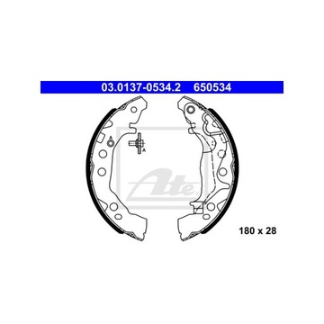ATE 03.0137-0534.2 ATE КОЛОДКИ HAM.