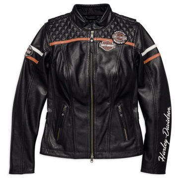 КУРТКА ЖЕНСКАЯ МОТОЦИКЛА КОЖА HARLEY DAVIDSON M