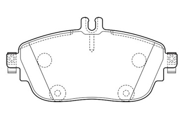 VALEO КОЛОДКИ ТОРМОЗНЫЕ MERCEDES W176 A-KLASA 12-18 ПЕРЕД